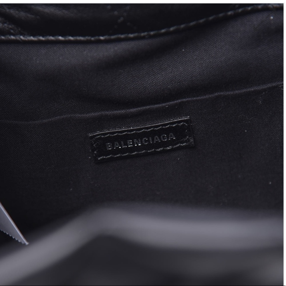 Nappa Calfskin Quilted B Dot Bucket Bag Black
